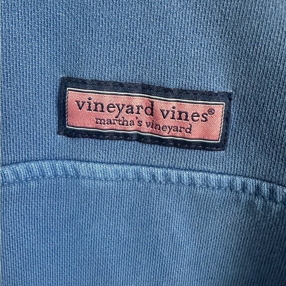 Vineyard Vines Shep & Ian Men’s Shep Shirt Quarter-Zip Pullover – Blue – M - Picture 8 of 9